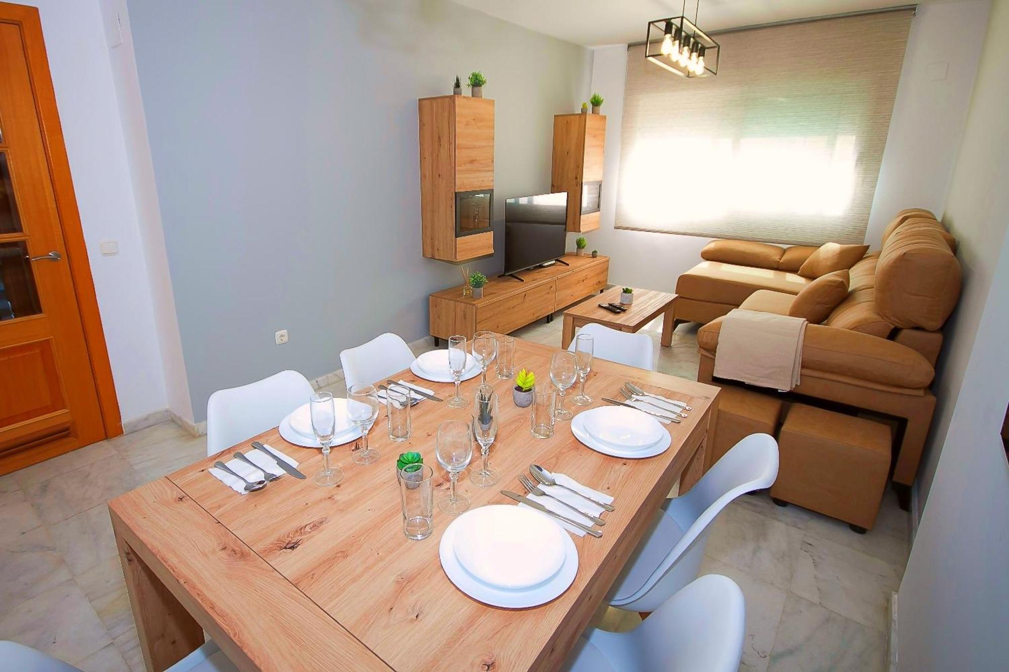 Ave Huelin 3Rooms Alojamiento Con Parking Y Ac Málaga Esterno foto